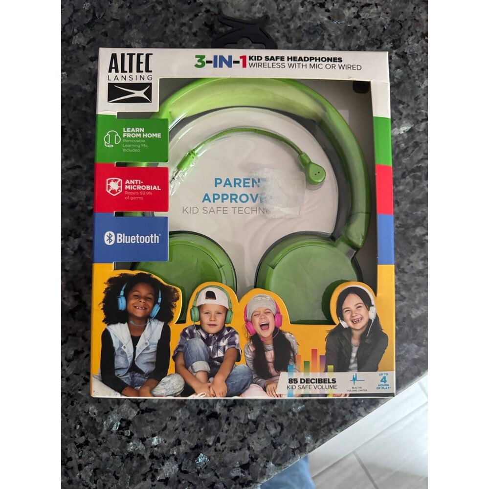 Altec Lansing 3-In-1 Kids' Wireless Headphones
